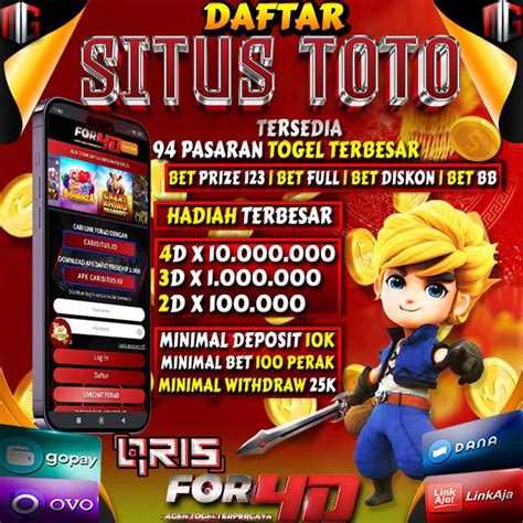 FOR4D : Agen Situs Toto Togel 4D Terbaik 2024.